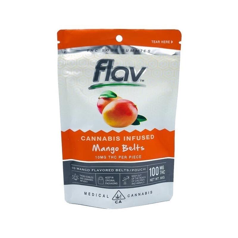 Flav - 100mg Gummies (Mango Belt)