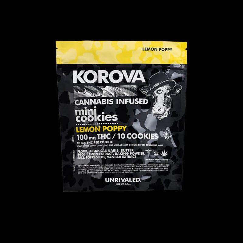 Korova - Mini Cookies (Lemon Poppy)