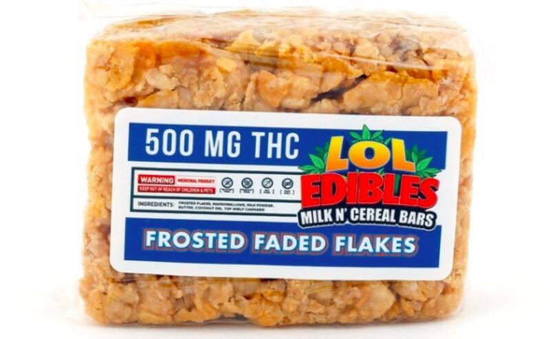 FROSTED FADED FLAKES CEREAL BAR - 500 MG