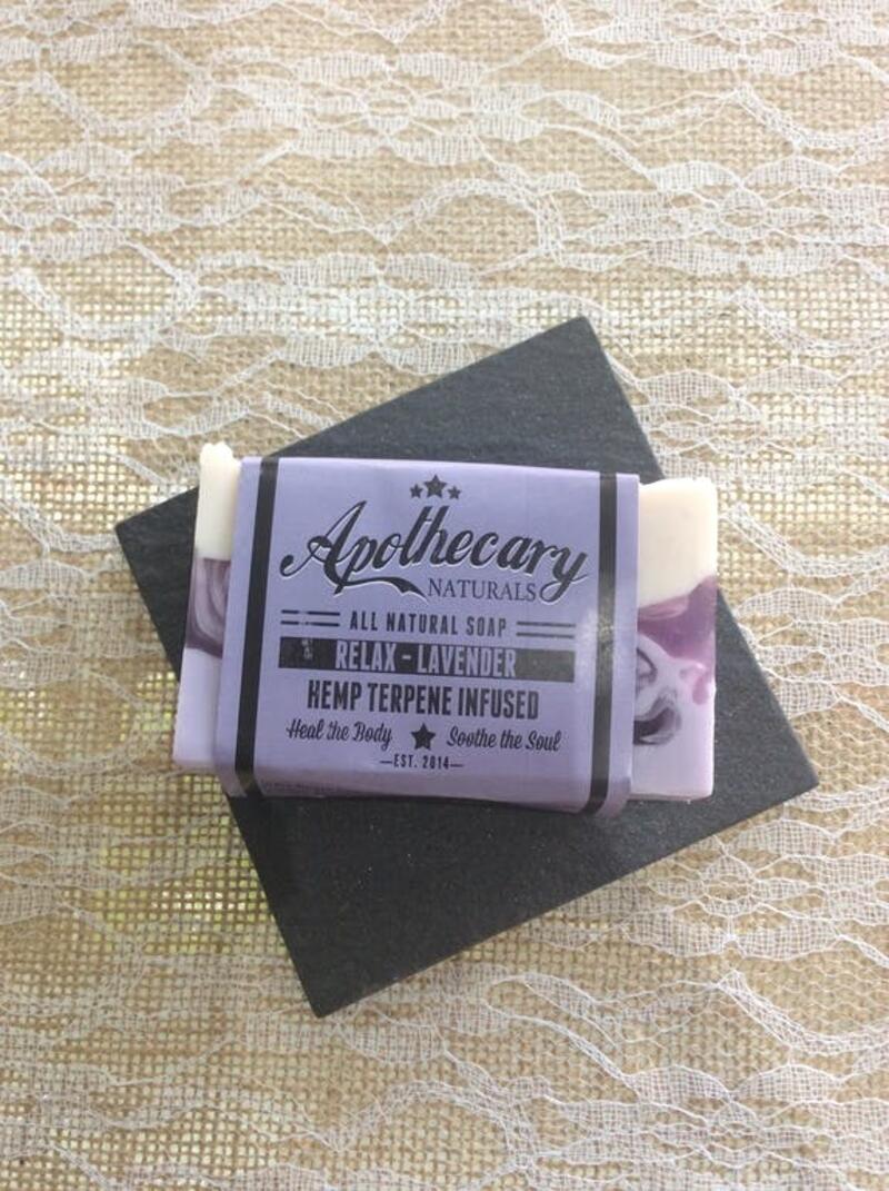 Apothecary Relax- Lavender Hemp Terpene Soap