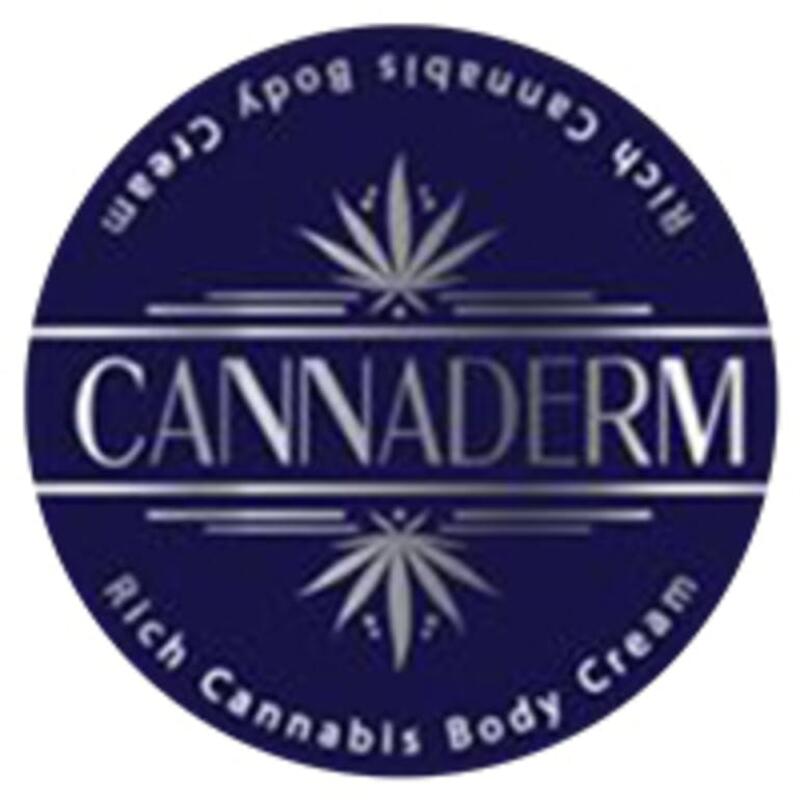Cannaderm CBD Body Cream 6oz - 270mg CBD