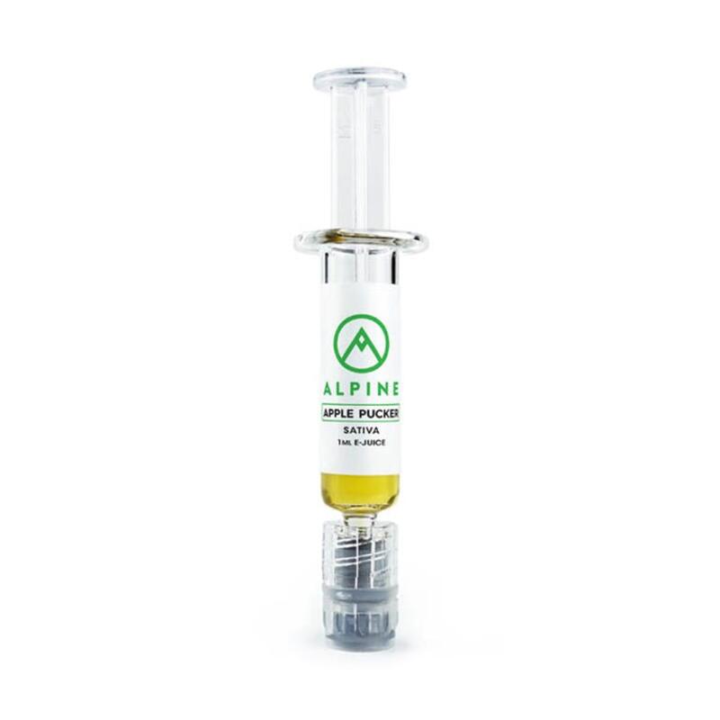 Apple Pucker Medicated E-Liquid Syringe