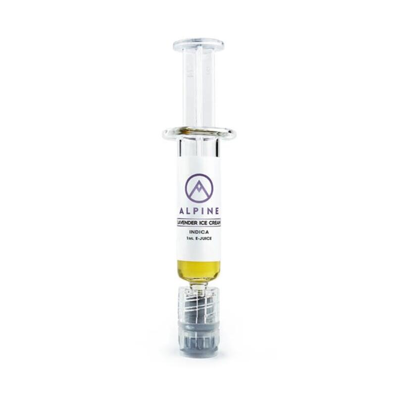 Lavender Ice Cream Medicated E-Liquid Syringe