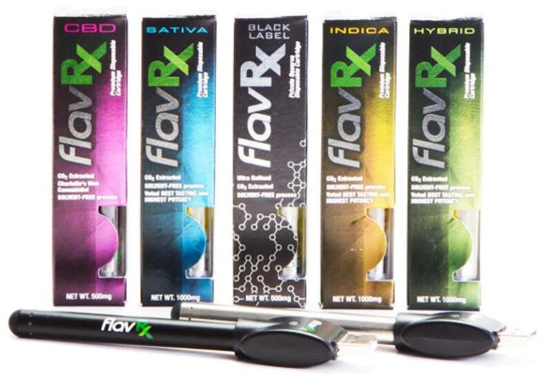 FlavRx 1000MG [Co2 Extracted SOLVENT-FREE Oil Cartridge]