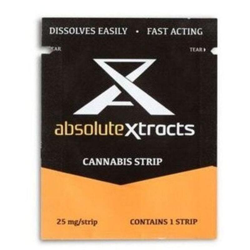 Absolute 25mg Cannabis Strips Single Pack