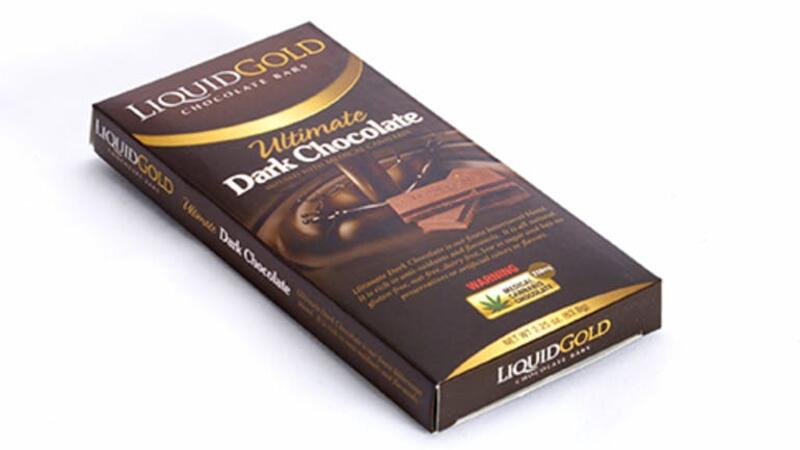 G Farma Labs Liquid Gold Dark Chocolate Bar (210 mg THC)