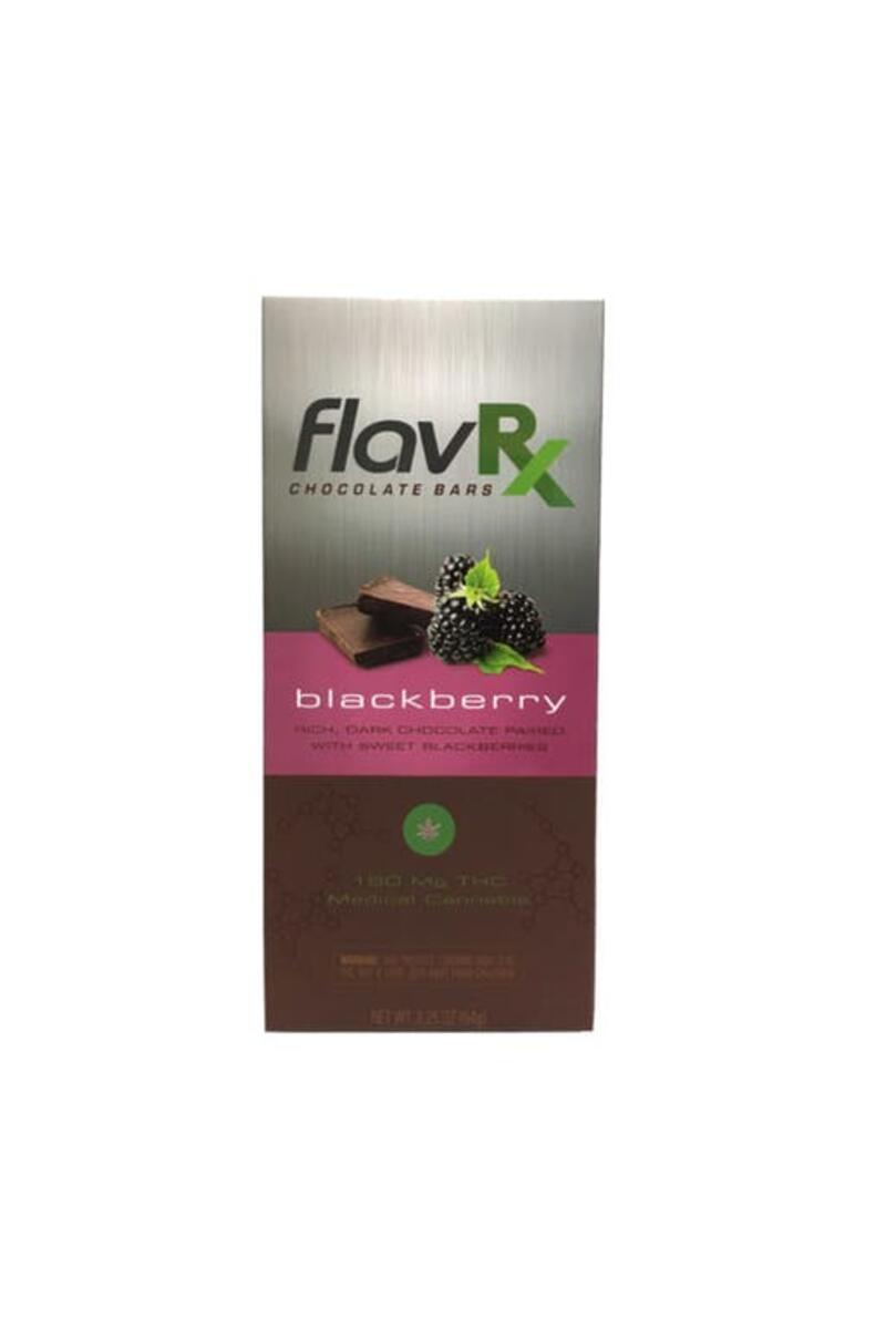 Flav Blackberry Chocolate Bar - 180mg - FlavRX