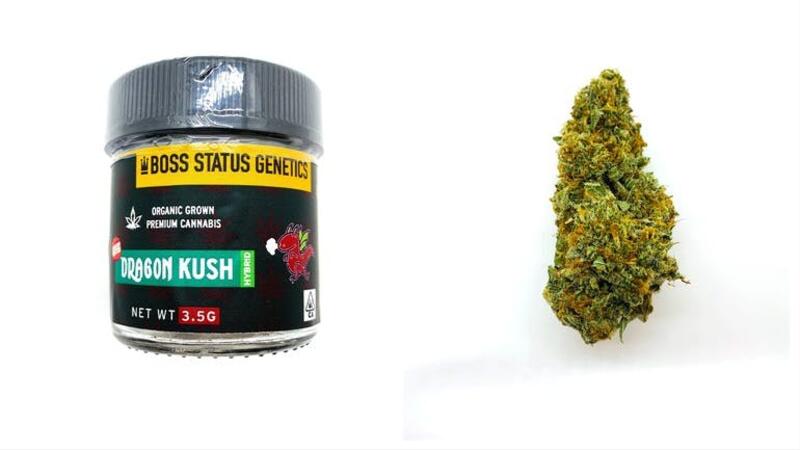 Boss Status by Kushie Dragon Kush Limited Edition Hybrid- Just In!