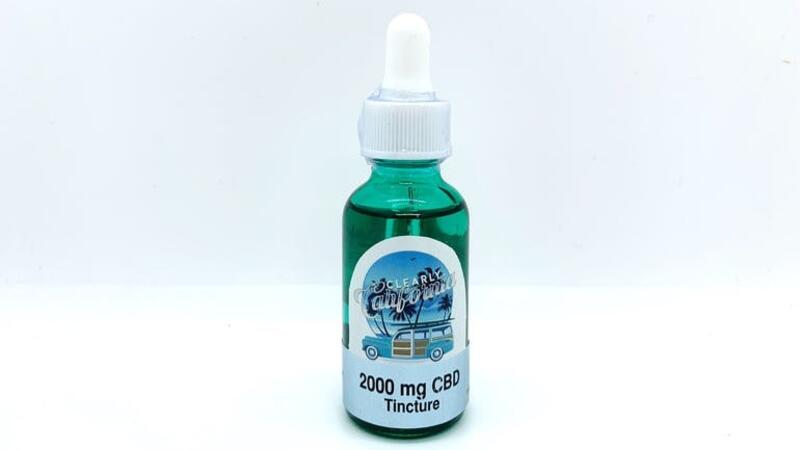Clearly California CBD Only Tincture 2,000mg CBD