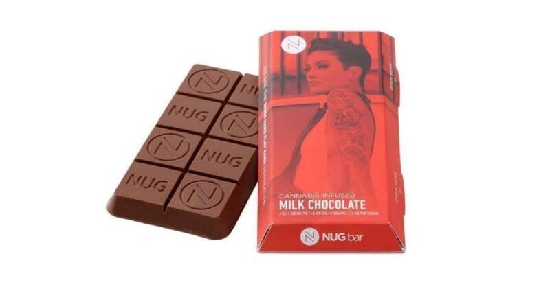 200mgTHC Milk Chocolate Bar - NUG