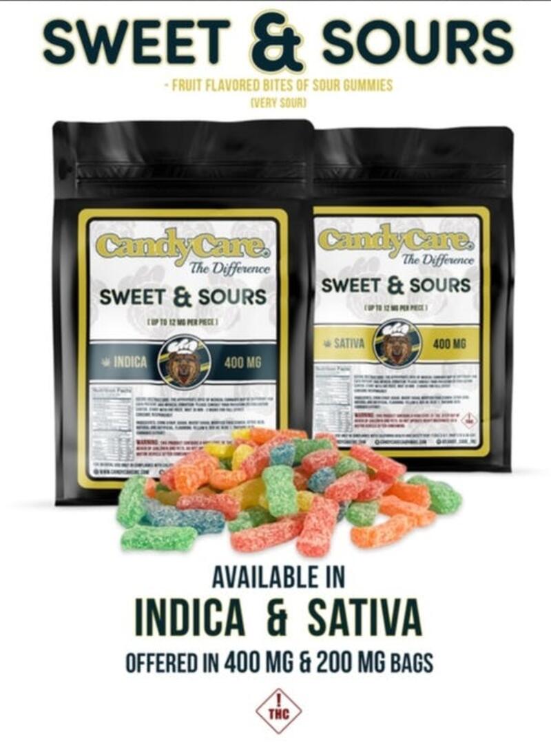 Candy Care Sweet and Sours 200mg