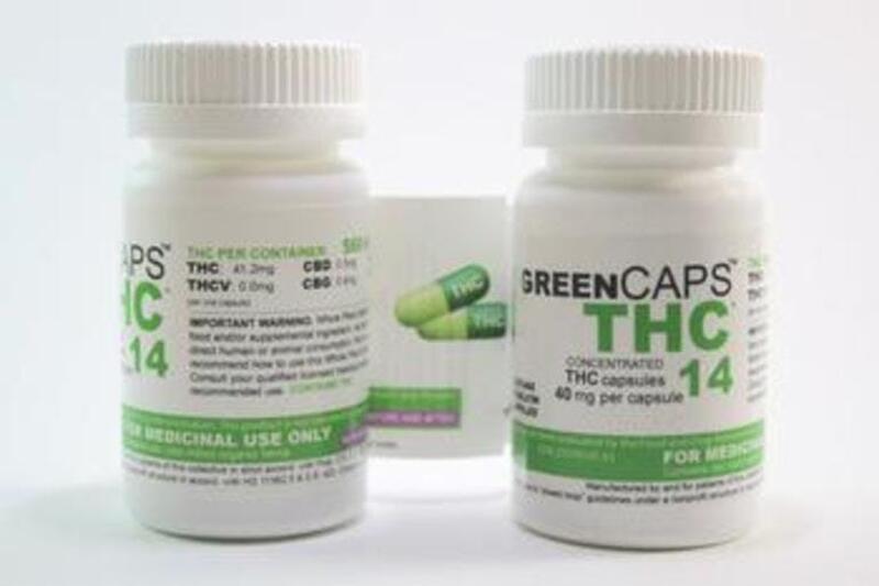 GREEN CAPS THC CAPSULE