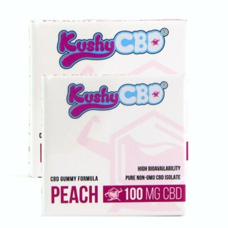 Kushy Punch: CBD Peach 100mg