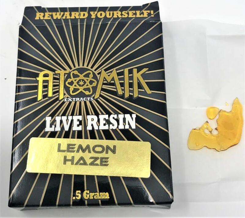 Lemon Haze Live Resin Shatter