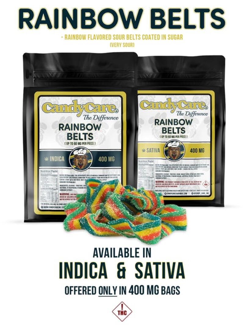 Candy Care - Rainbow Belts (Indica/400mg)