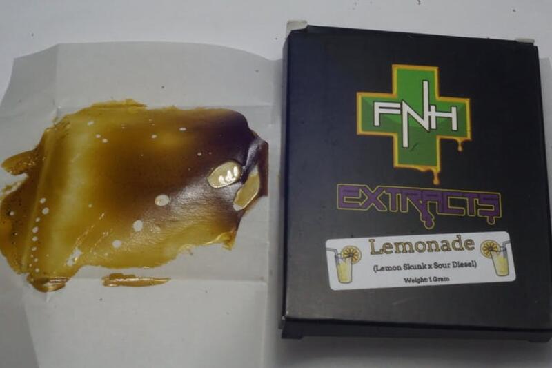 ** NEW ITEM 3g/$45 ** FNH Extracts Lemonade Shatter