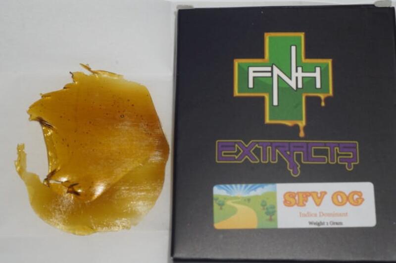 ** NEW ITEM 3g/$45 ** FNH Extracts SFV OG Shatter