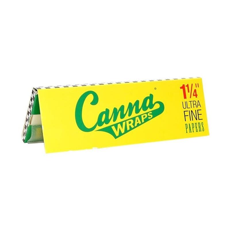 Canna Wraps Rolling Papers 1 1/4"