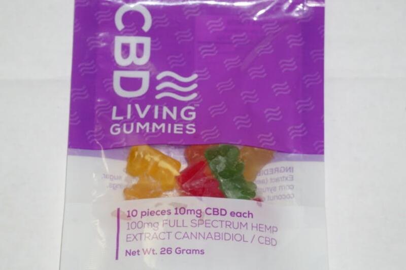 ** CBD LIVING - 100mg Gummie Bears **