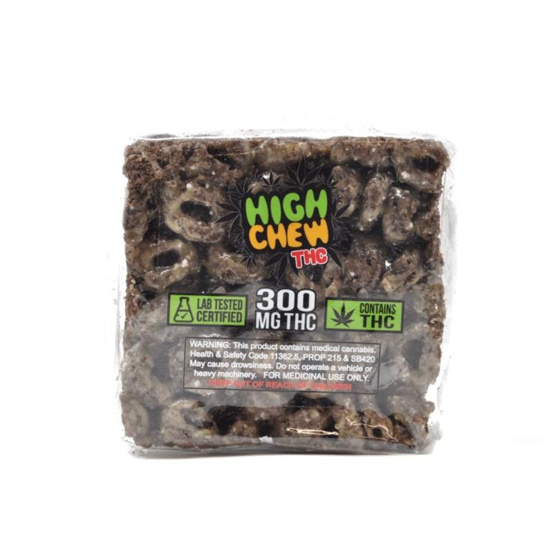 High Chew - Cookies and Cream Cereal Bar (300mg)