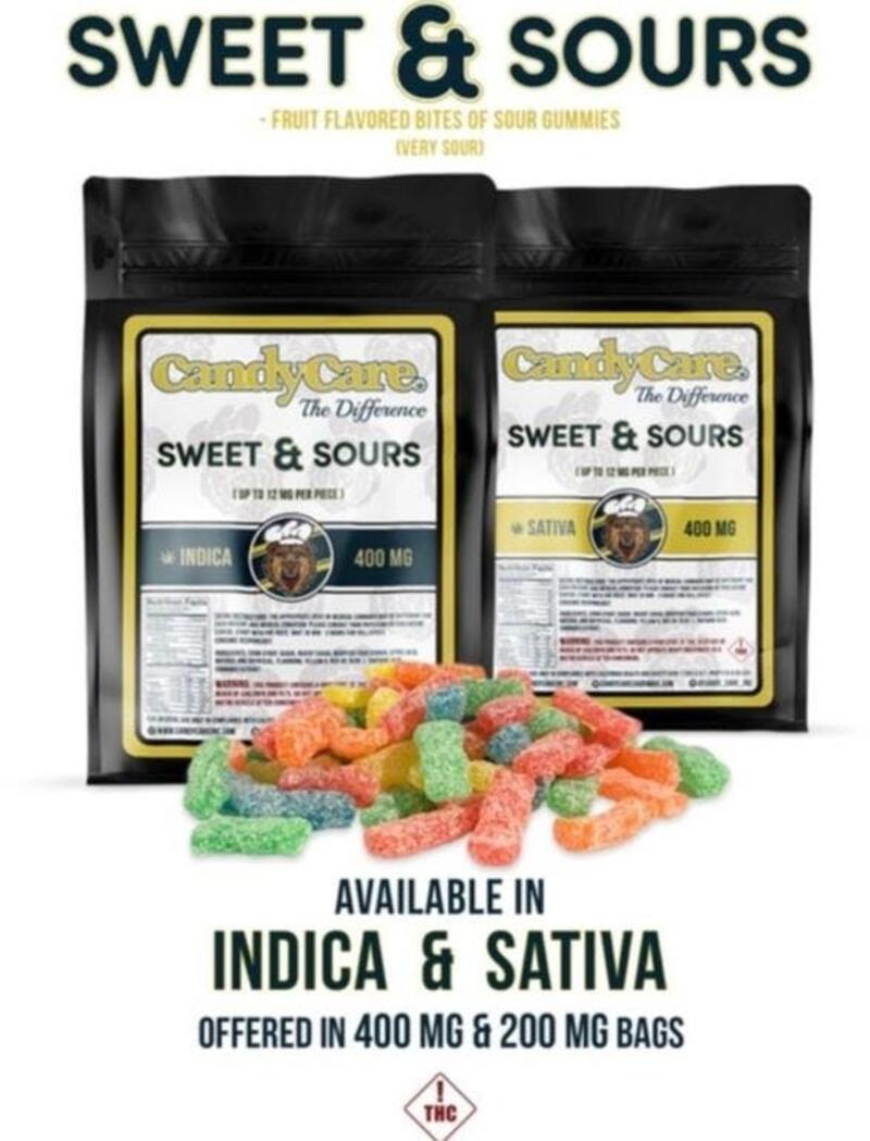 CANDY CARE 400MG (SWEET N SOUR)(INDICA/SATIVA)