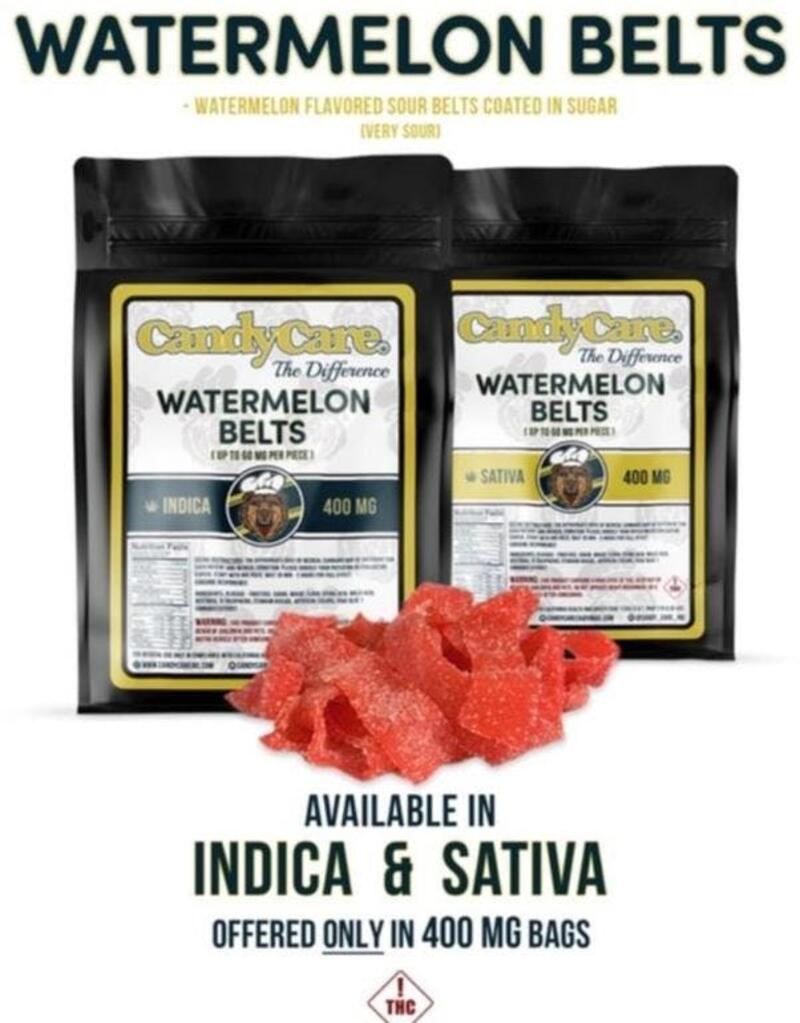 CANDY CARE 400MG (WATERMELON BELTS)(INDICA/SATIVA)