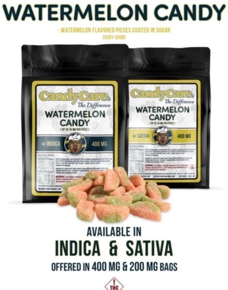 CANDY CARE 400MG (WATERMELON CANDY) (INDICA/SATIVA)