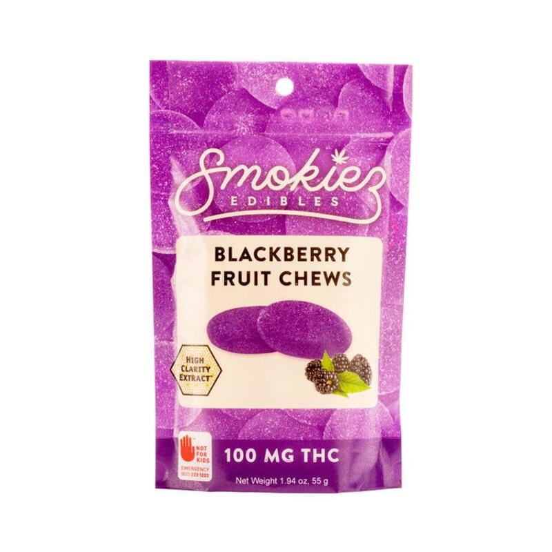 Blackberry Fruit Chews, 100 mg