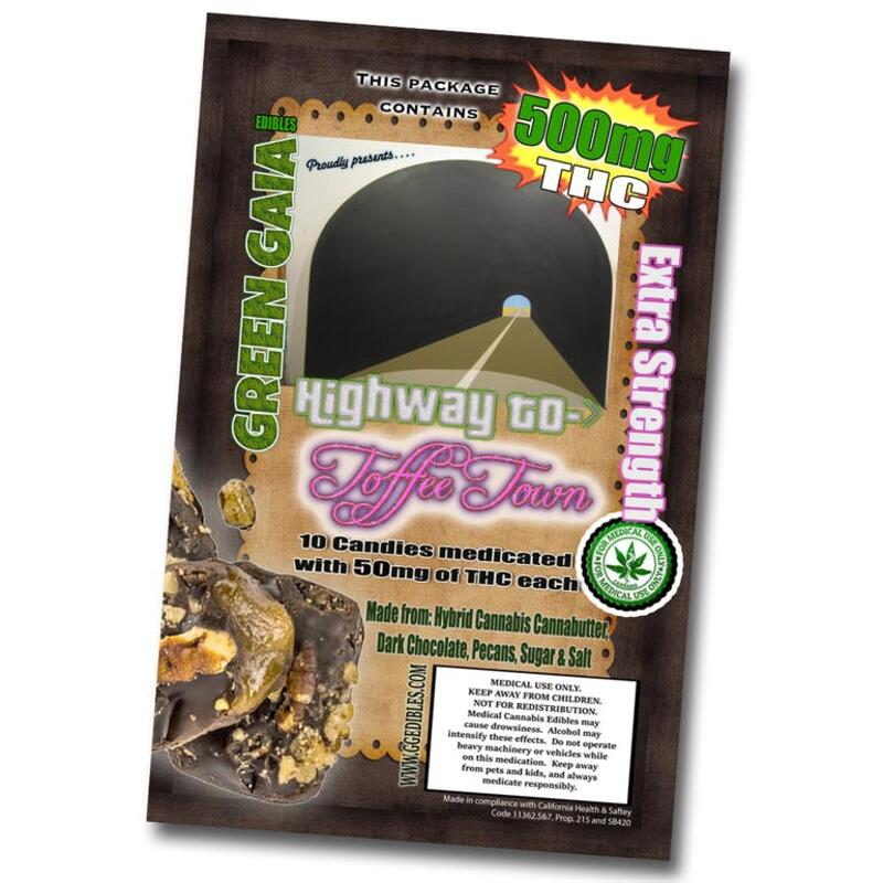 Highway To Toffee Town! Extra Strength 500mg pack