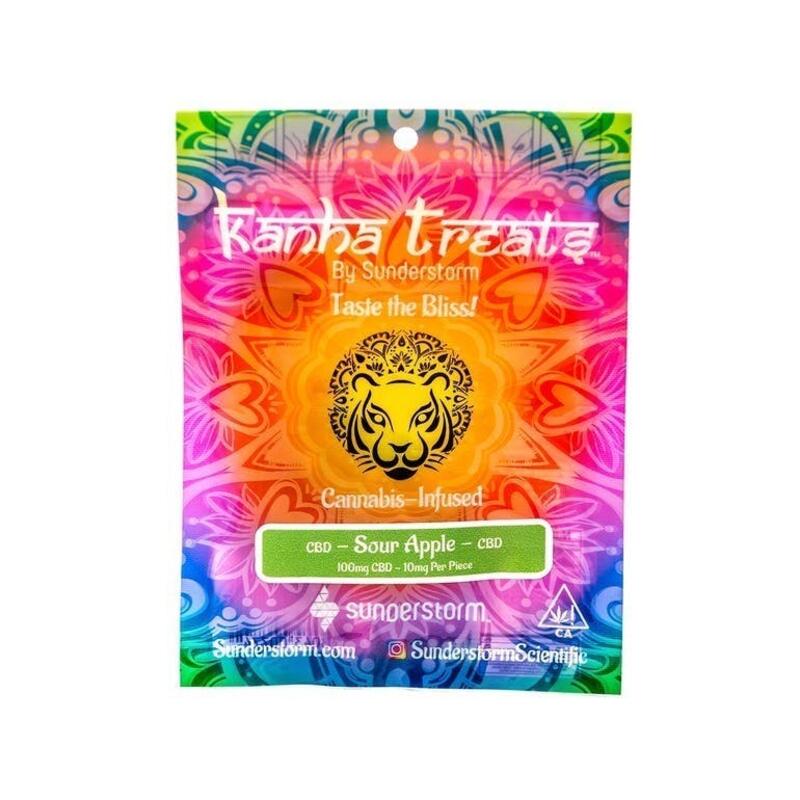Candies Kanha Sour Apple Candy 100mg