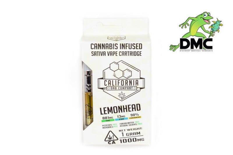 California Dab Company Full G Vape Carts - Lemonhead