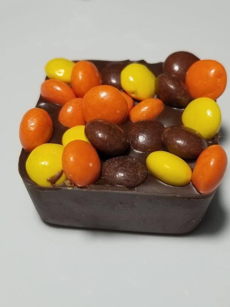 50mg Reeses Pieces Chocolate Square