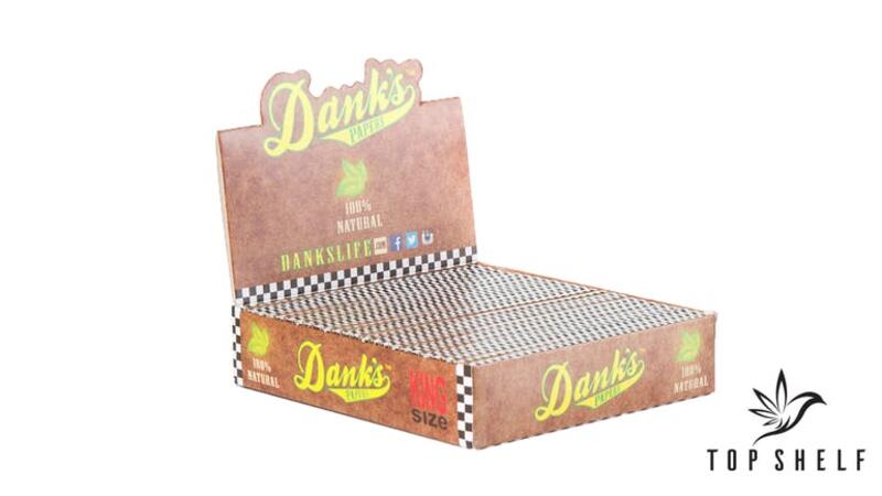 DANKS NATURAL KING SIZE ROLLING PAPERS