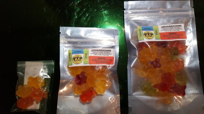 Bear Bites ($3 for 75mg, $5 for 150mg, $10 for 300mg)