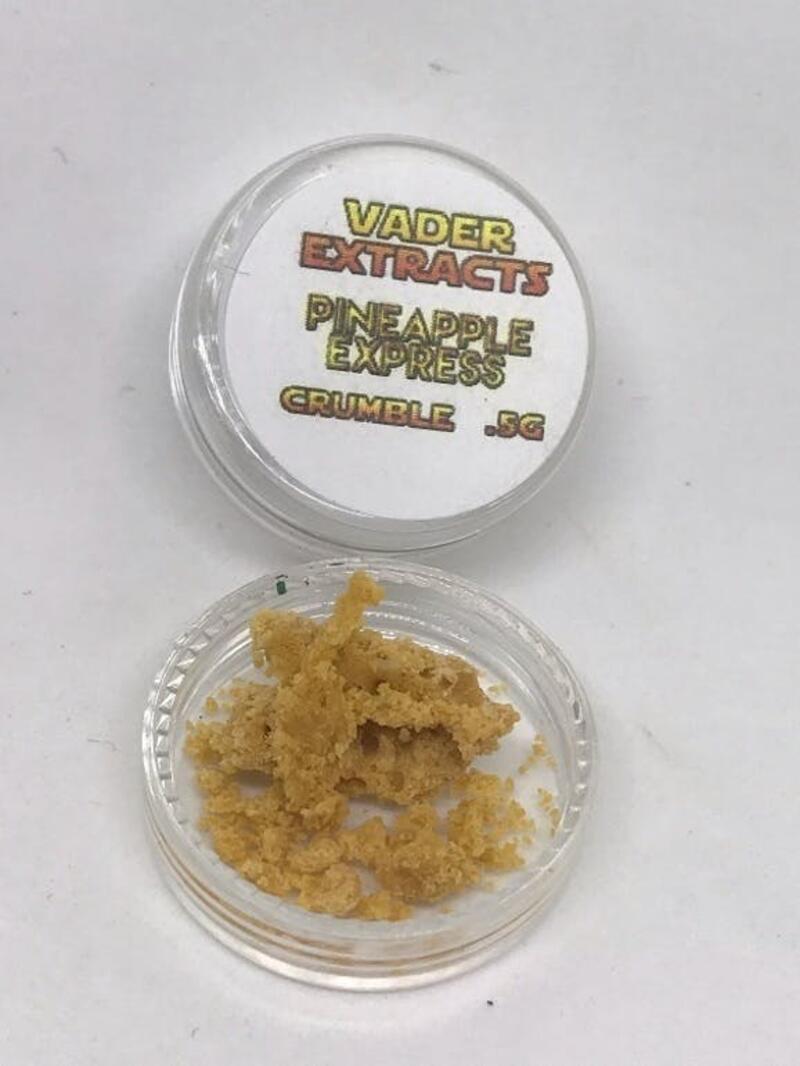 .5 Vader Extracts (Trim Run) Crumble Pineapple Express (Hybrid)