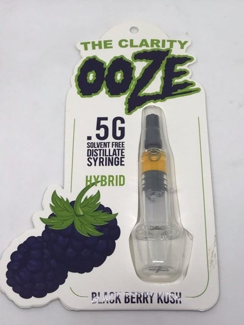 .5 Clarity Ooze Syringe Blackberry Kush (Indica)