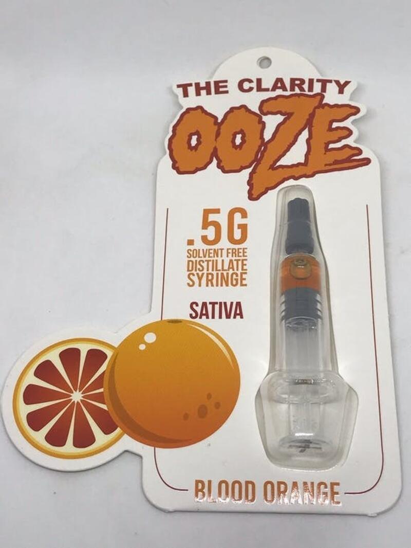 .5 Clarity Ooze Syringe Blood Orange (Sativa)