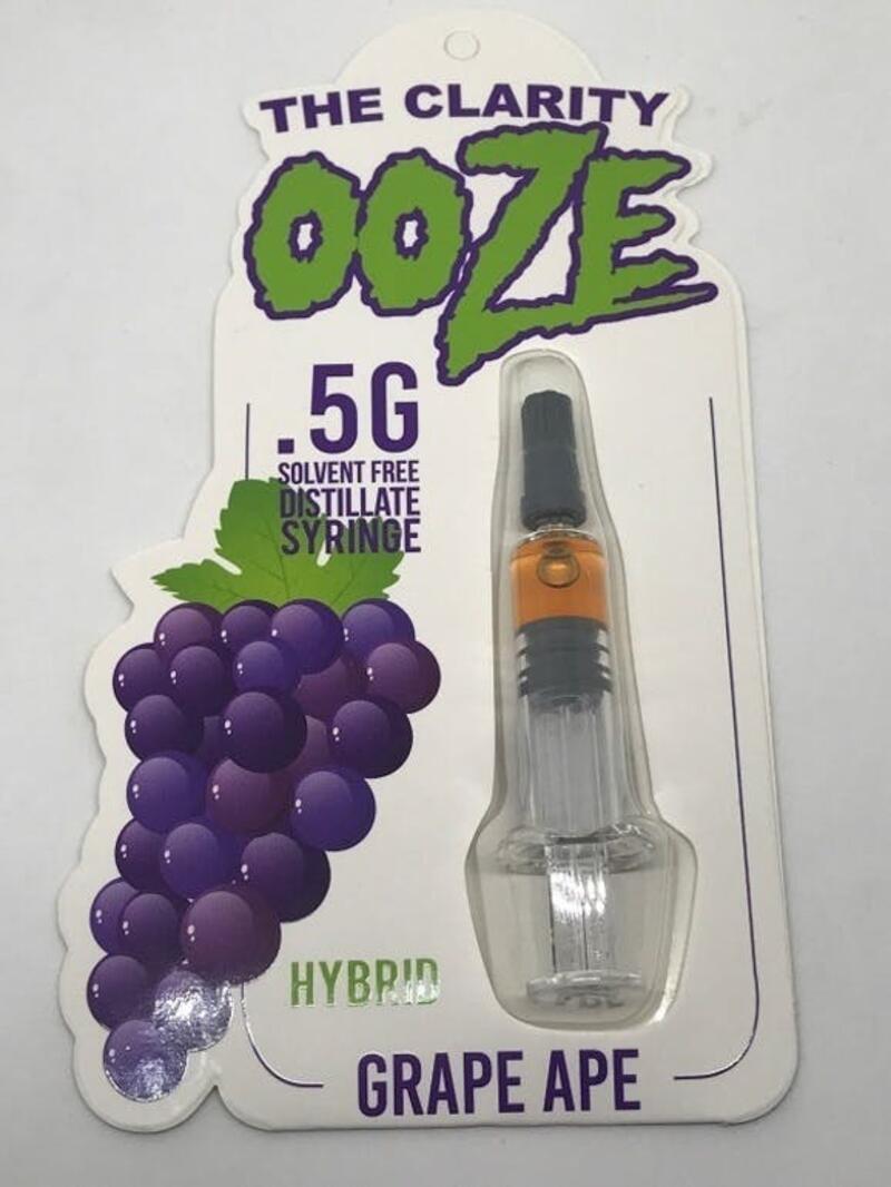 .5 Clarity Ooze Syringe Grape Ape(Indica)