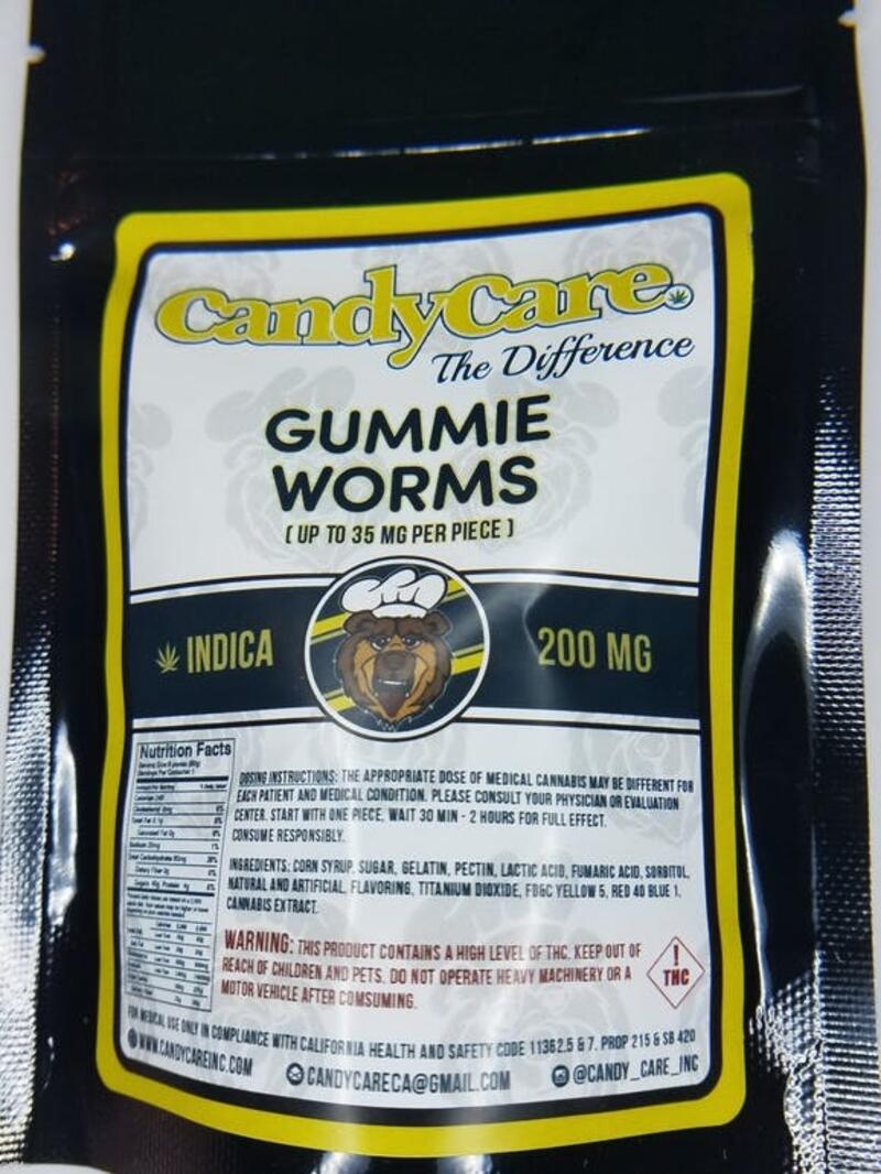 Gummie Worms- Indica 200