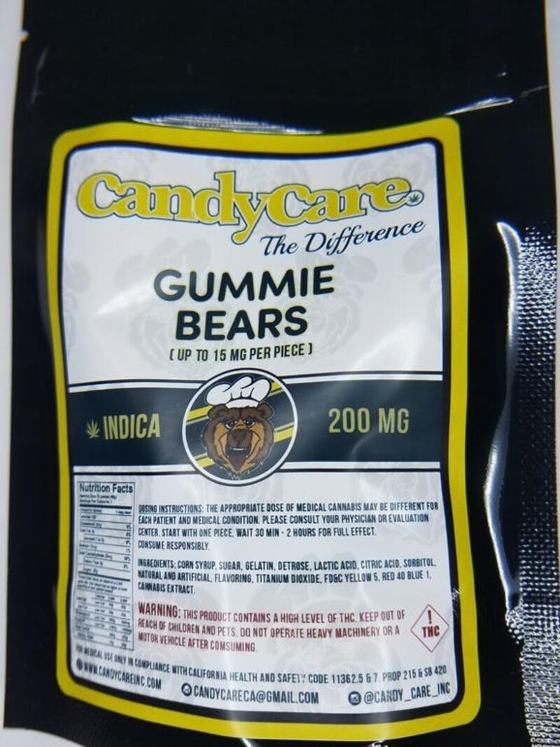 Gummy Bears, Indica, 200 MG