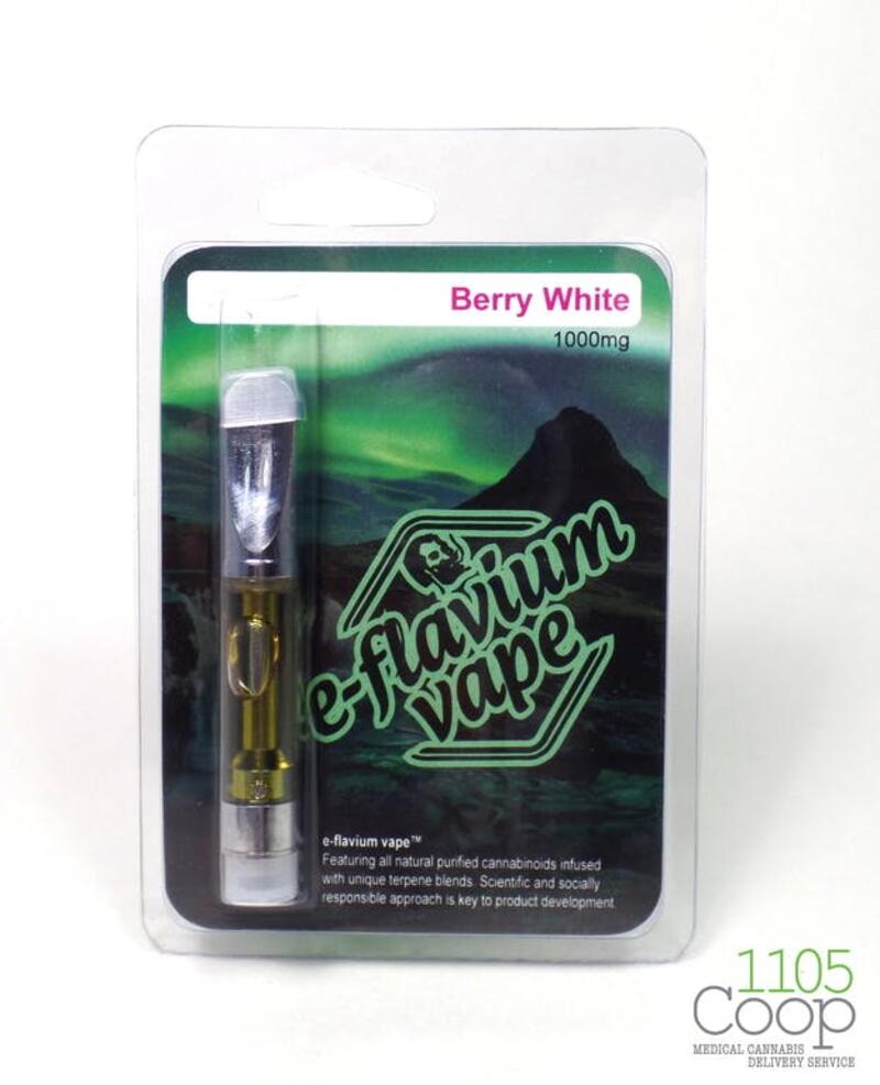 [BERRY WHITE] 80% THC 1000mg Vape Cartridge