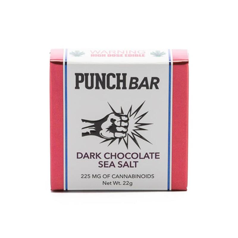 Dark Chocolate Sea Salt Bar, 225mg