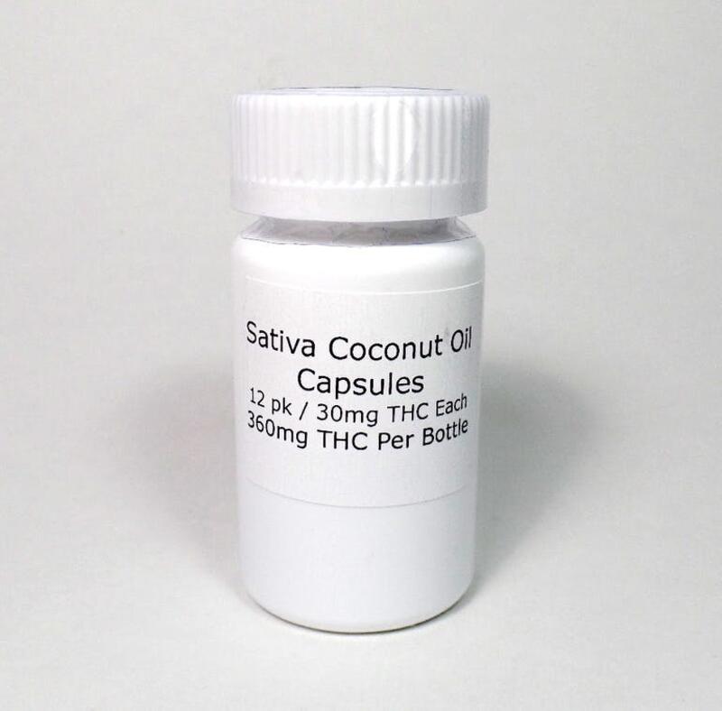 Sativa Coconut Oil Capsules 360mg