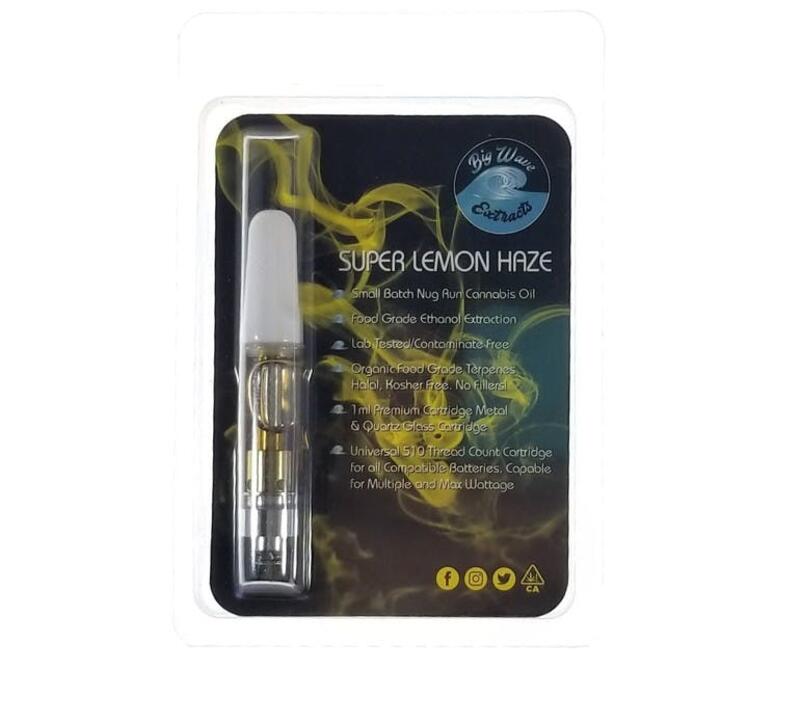 Big Wave Extracts 1G Cartridge - Super Lemon Haze