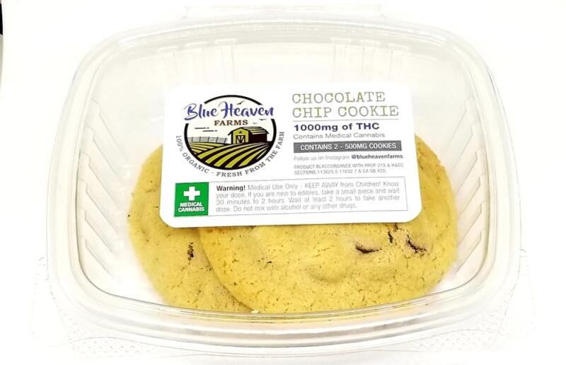1000mg THC cookie pack by Blue Heaven Farms