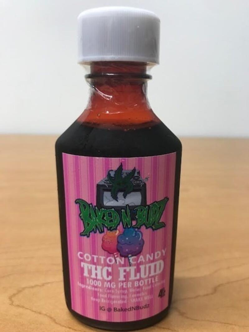 Baked n Budz THC Syrup - Cotton Candy