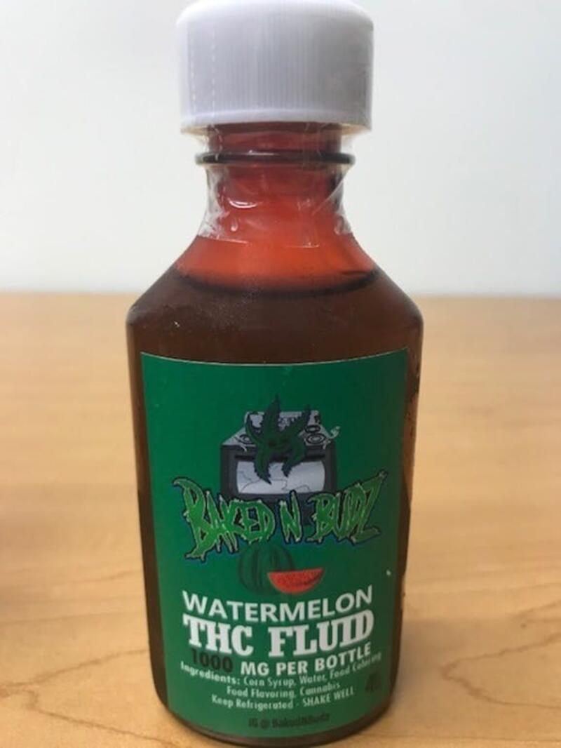 Baked n Budz THC Syrup - Watermelon