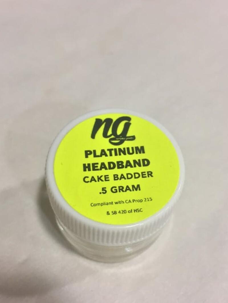 Nameless Genetics Nug Run - Platinum Headband Cake Badder