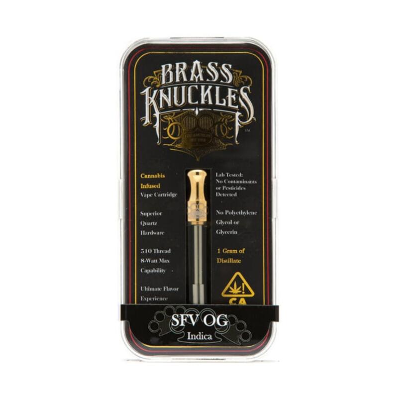 Brass Knuckles 1000mg INDICA SFV OG