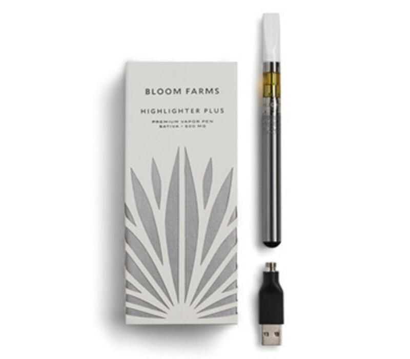 Bloom Farms Highlighter PLUS Vape Pen Set with 500mg Ultra High THC Cartridge (3 types)
